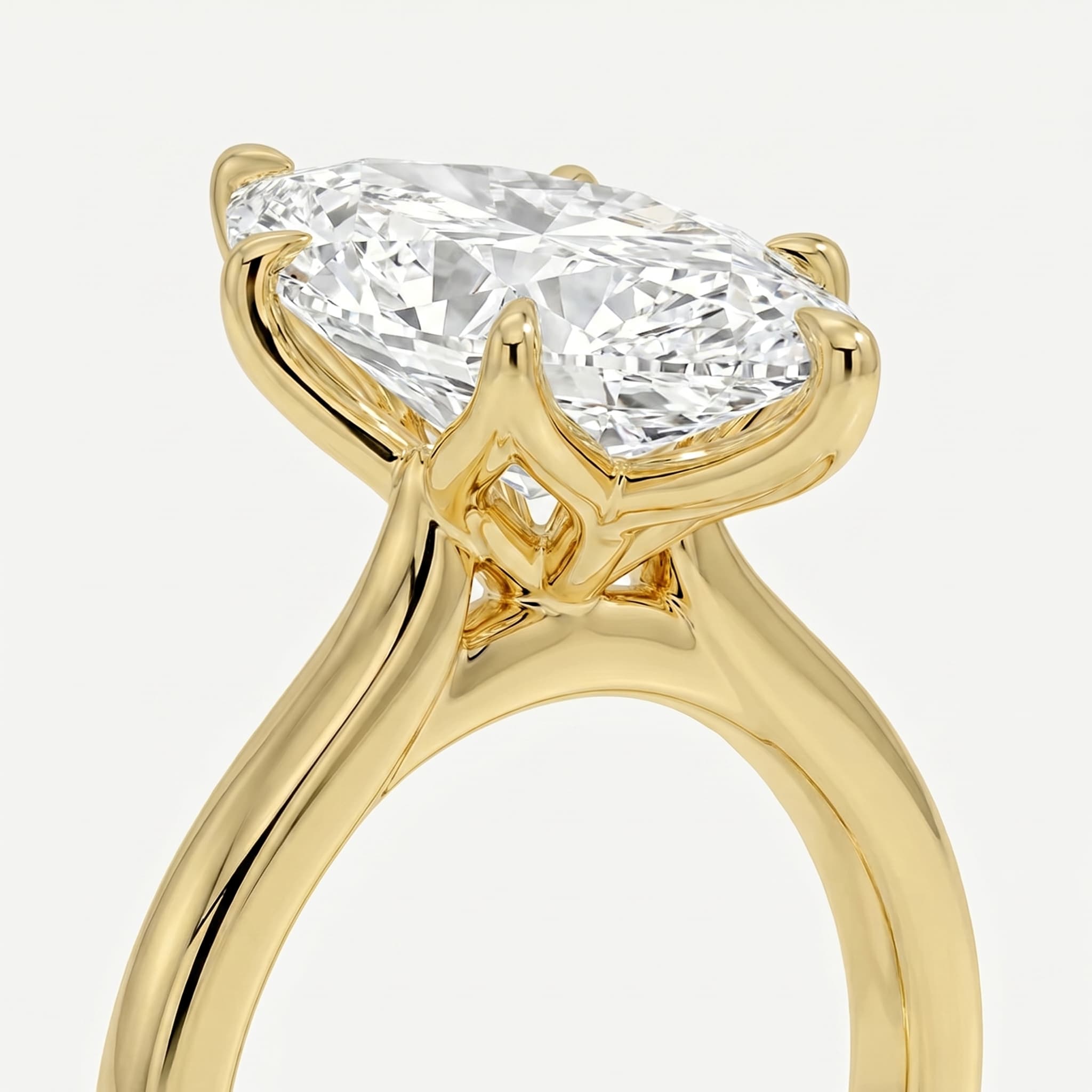Grace — Fairmined Six-Prong Marquise Solitaire Ring thumbnail 3
