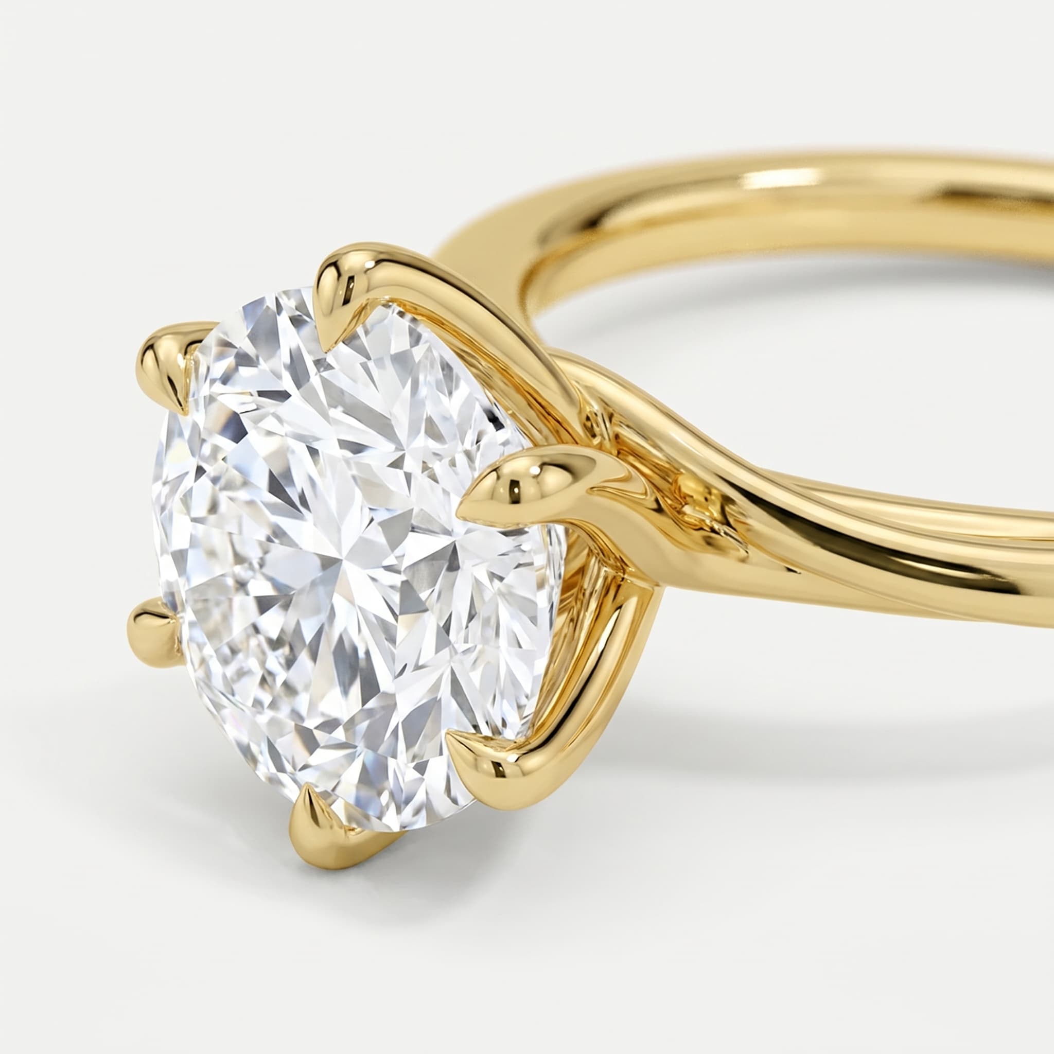 Aurelia Twist Solitaire Ring thumbnail 3