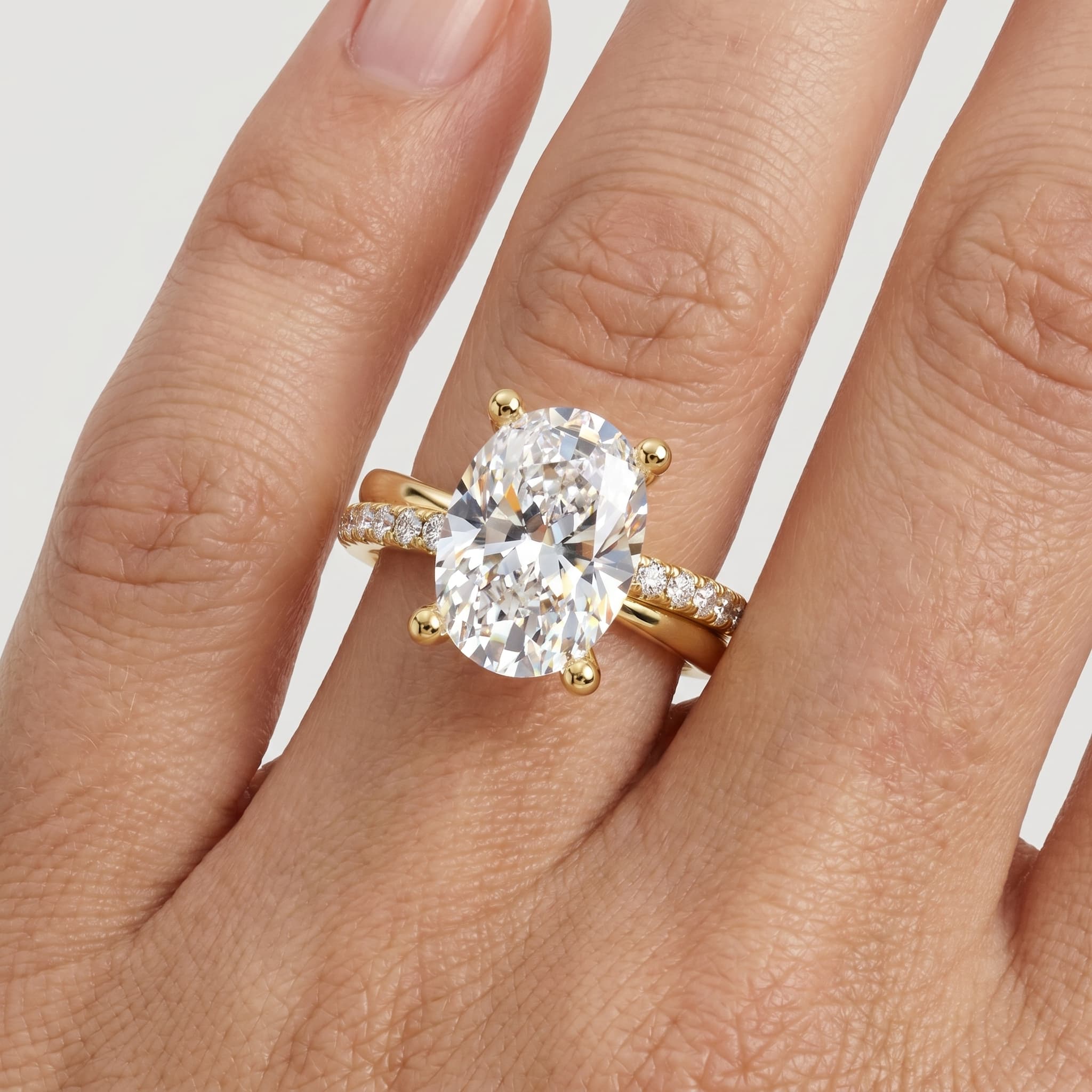 Where Paths Meet — Elongated Cushion Crossover Ring thumbnail 5