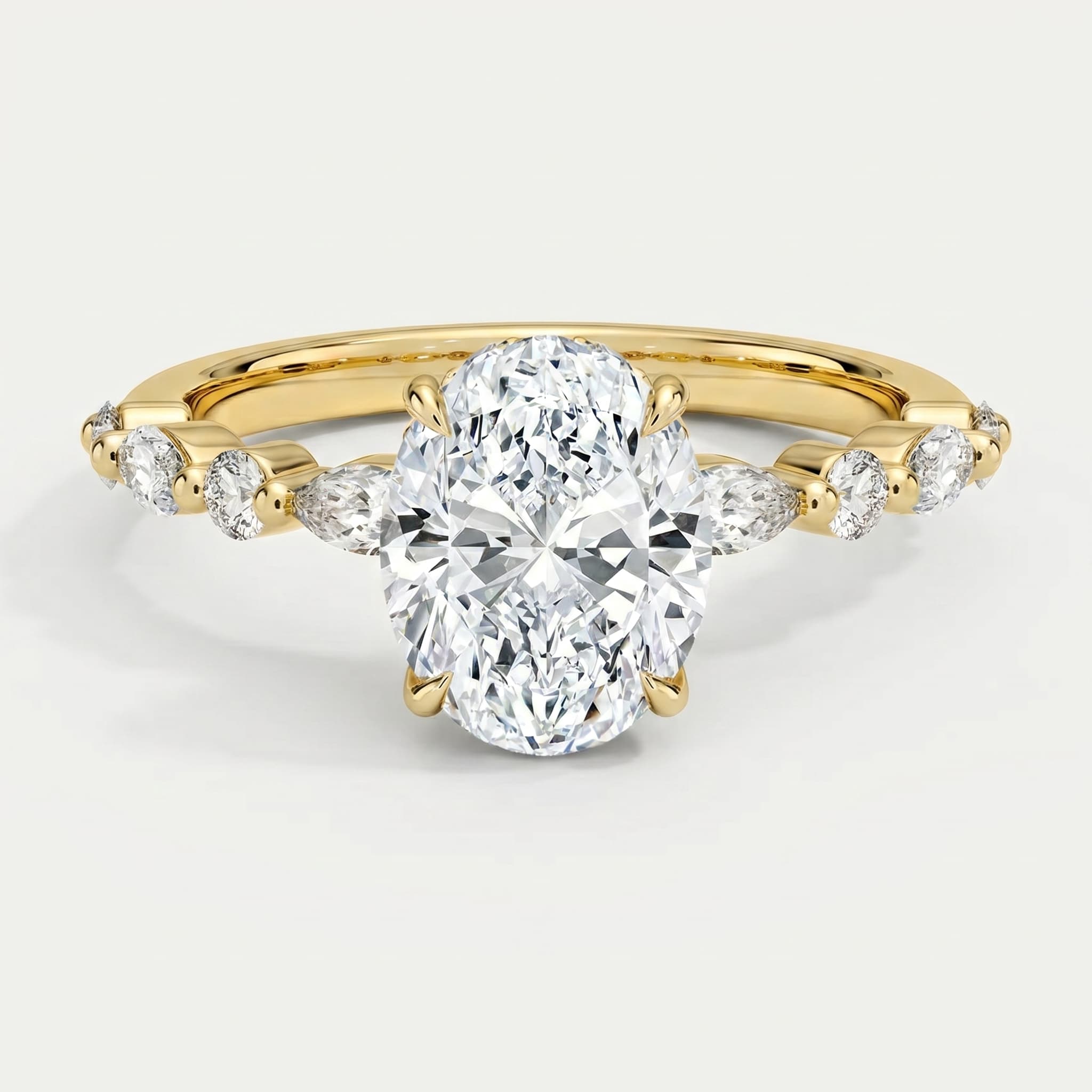 Eternal Muse — Vintage-Inspired Oval Diamond Ring
