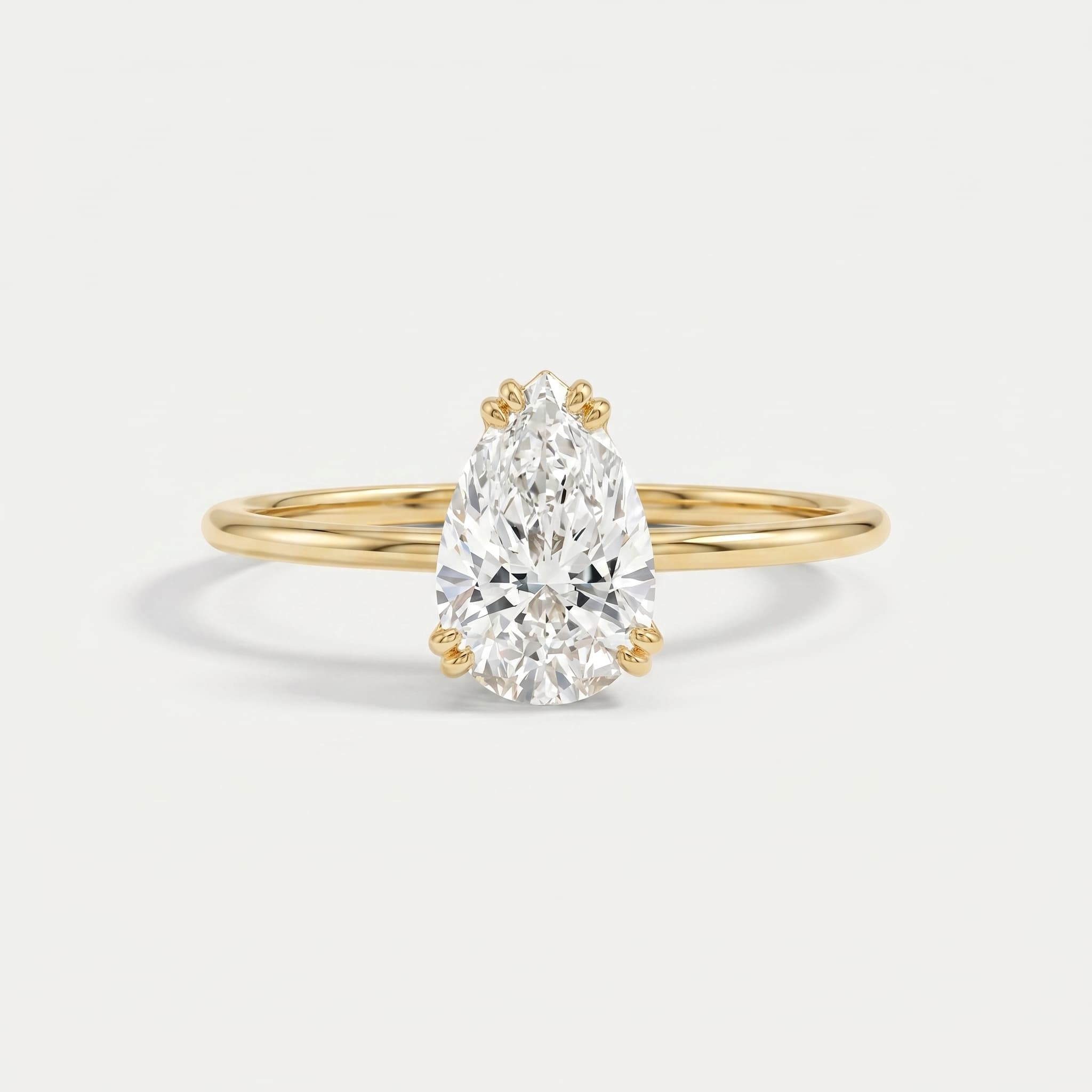 Evermore — Pear Solitaire Diamond Ring