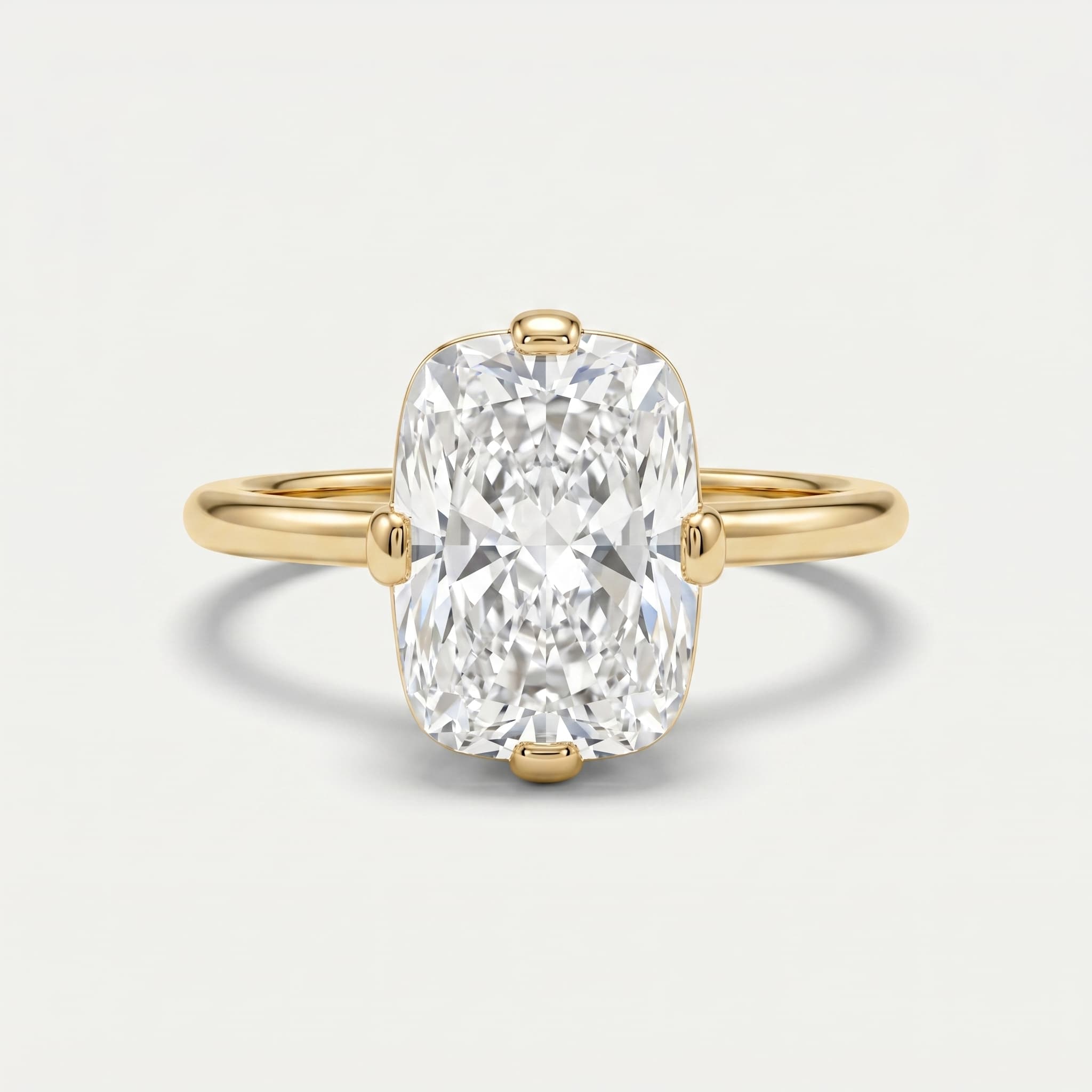 Velvet Hour — Elongated Cushion Diamond Ring