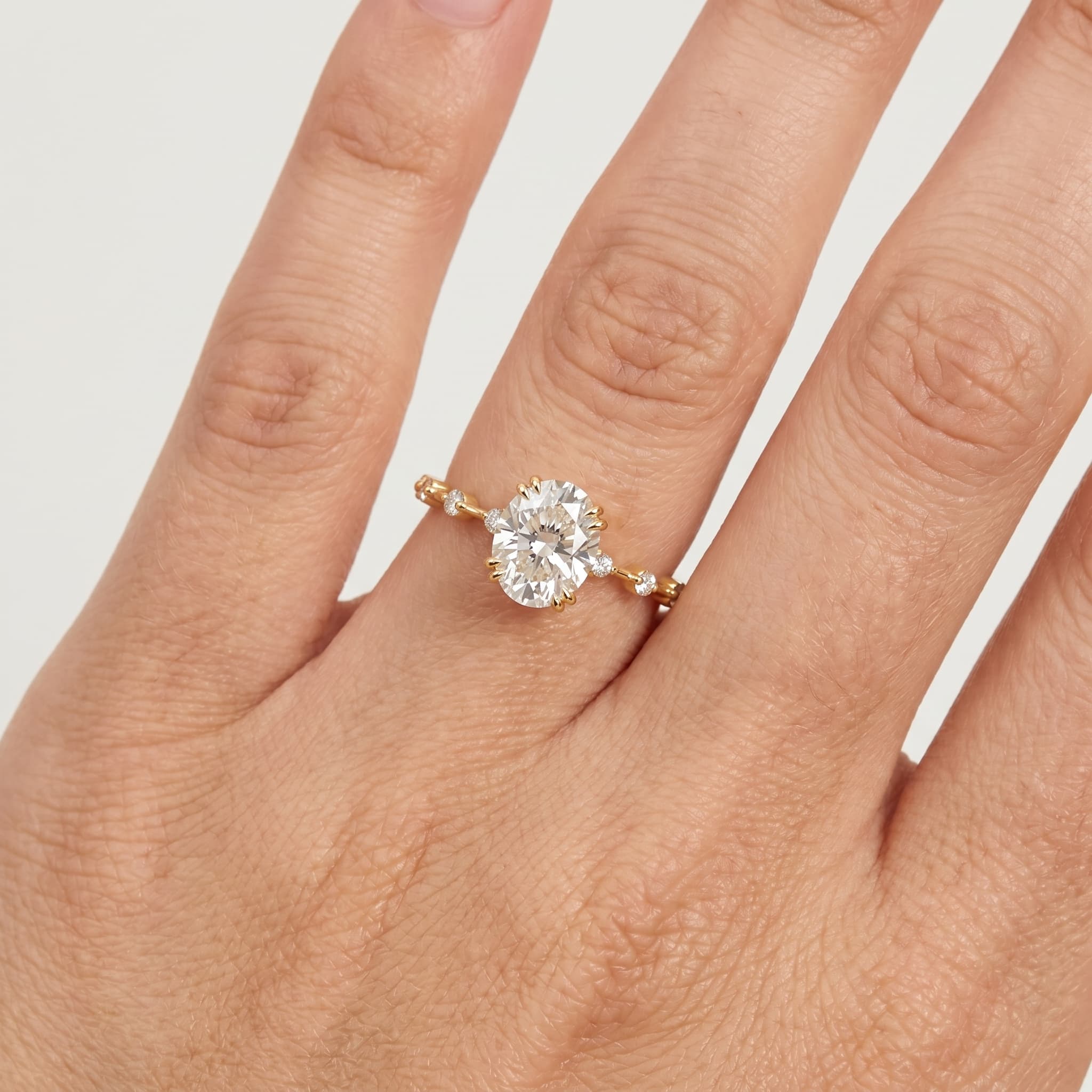 Written in the Stars — Oval Diamond Ring thumbnail 5