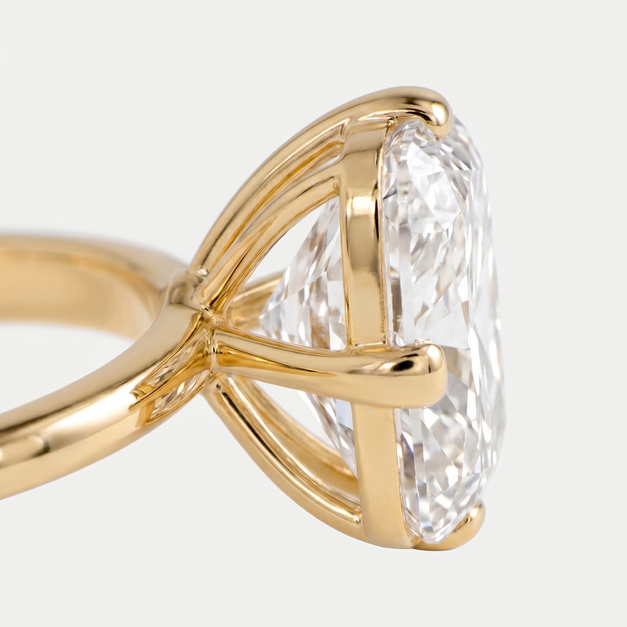 Velvet Hour — Elongated Cushion Diamond Ring thumbnail 3