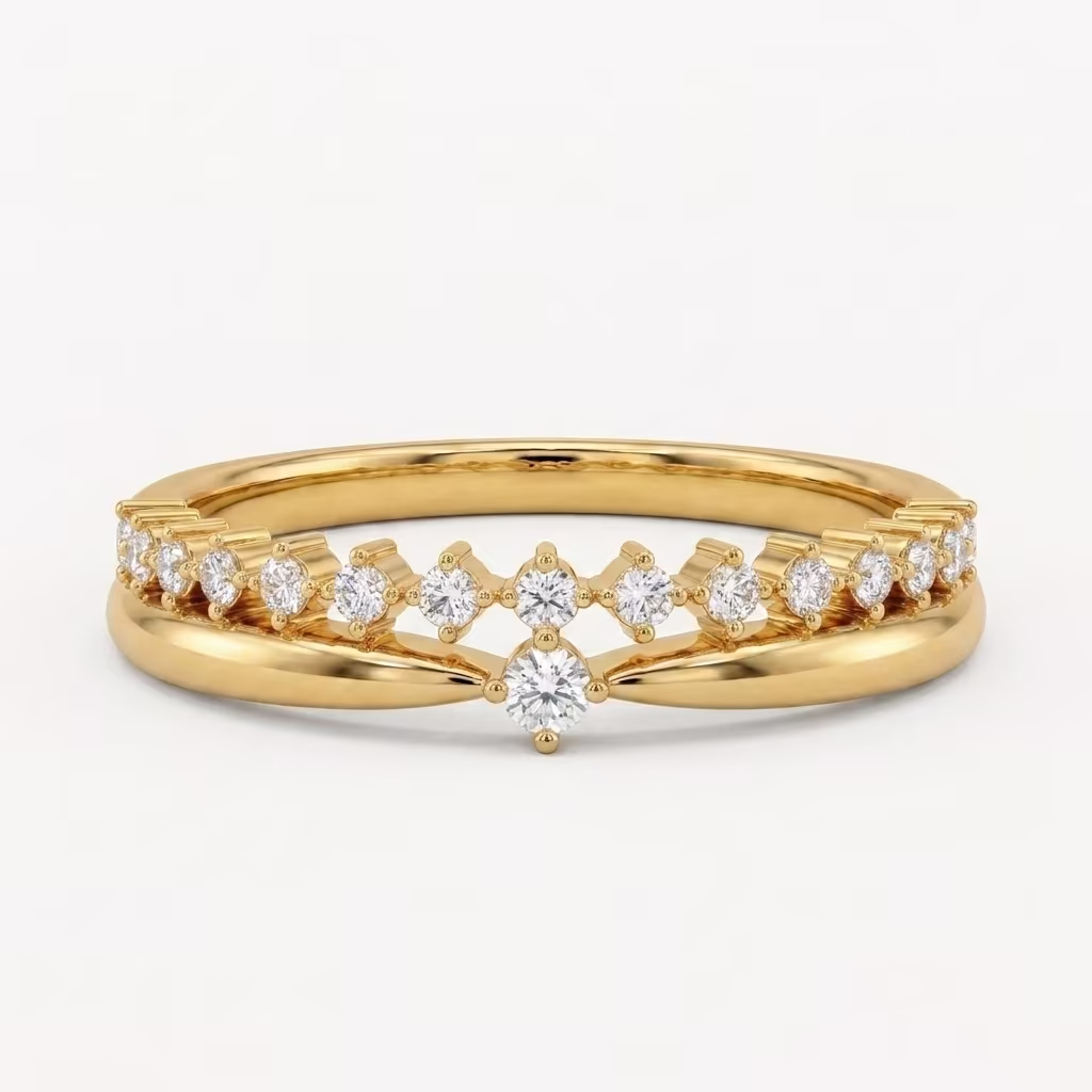 Tiara Half Eternity Ring