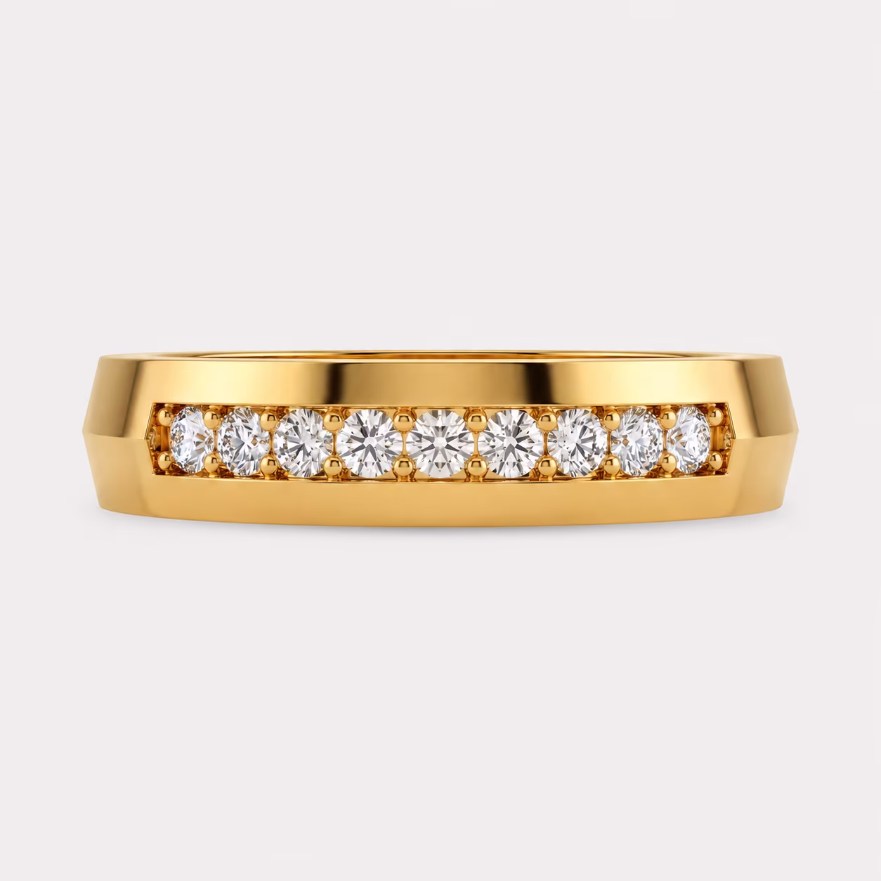Vertex Line Diamond Ring