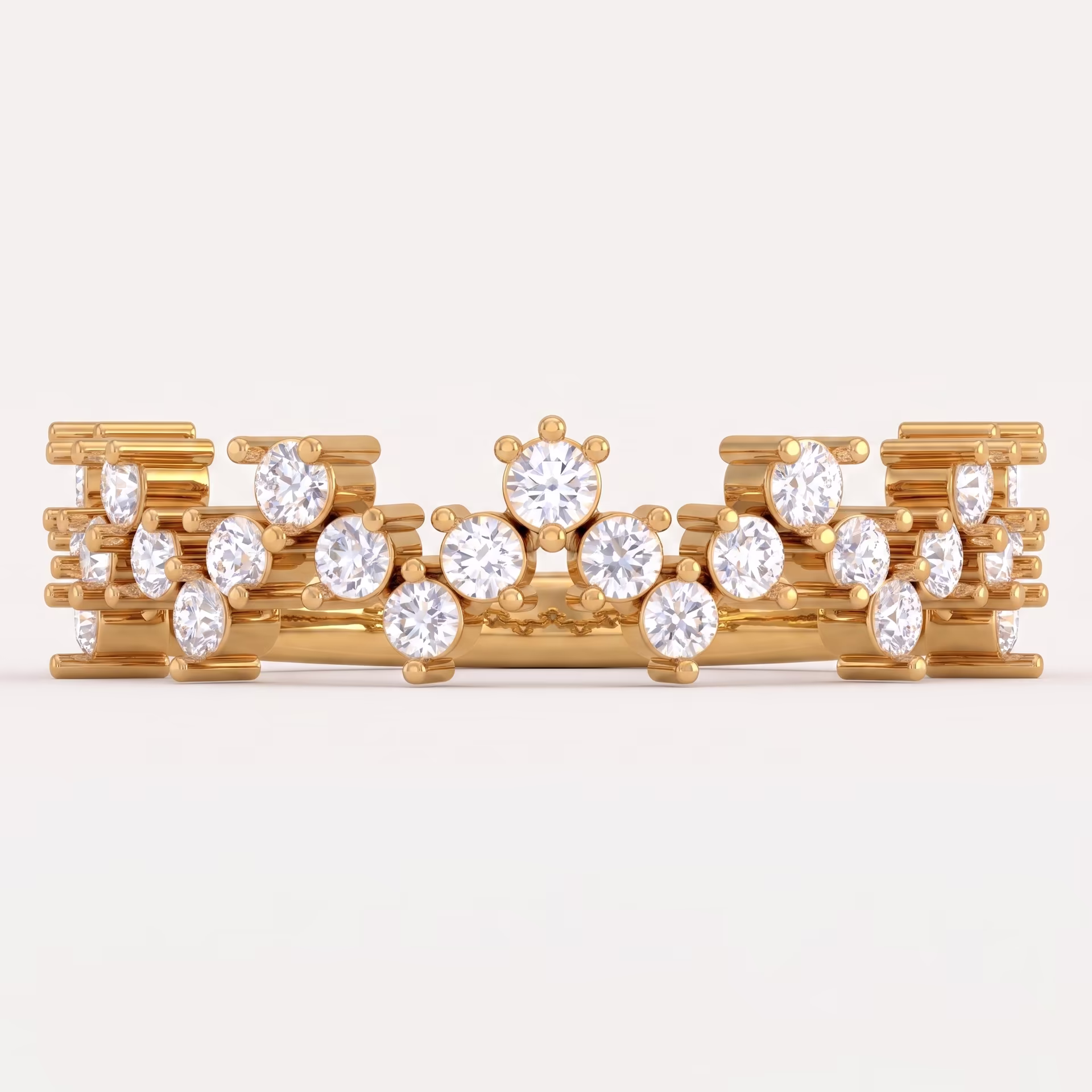 Cluster Round Diamond Ring