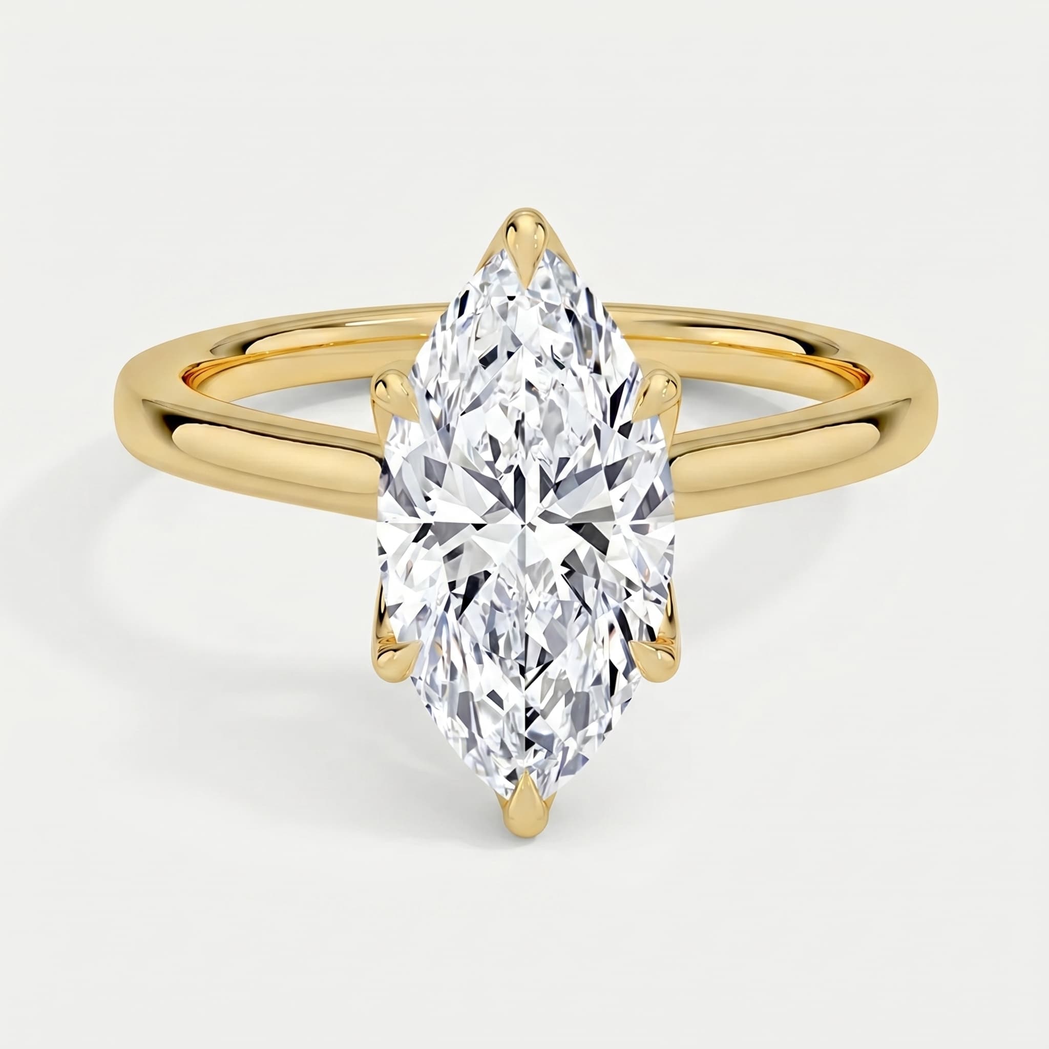 Grace — Fairmined Six-Prong Marquise Solitaire Ring