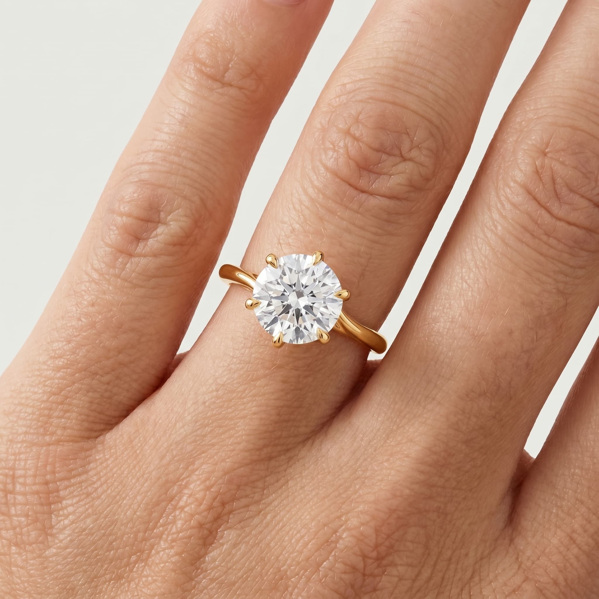 Aurelia Twist Solitaire Ring thumbnail 5