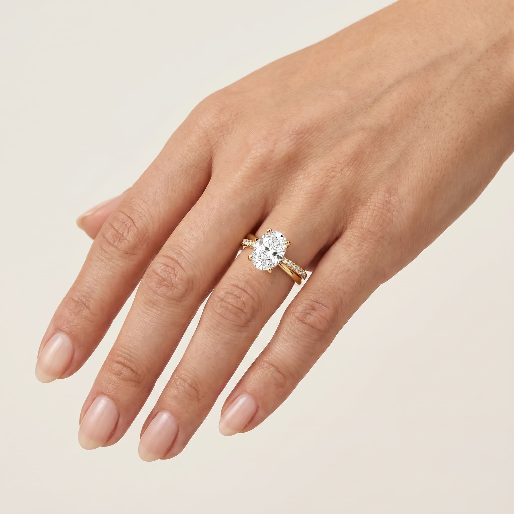 Where Paths Meet — Elongated Cushion Crossover Ring thumbnail 4