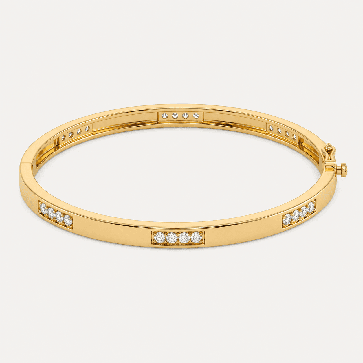 Scattered Stars — Round Diamond Cluster Station Bangle