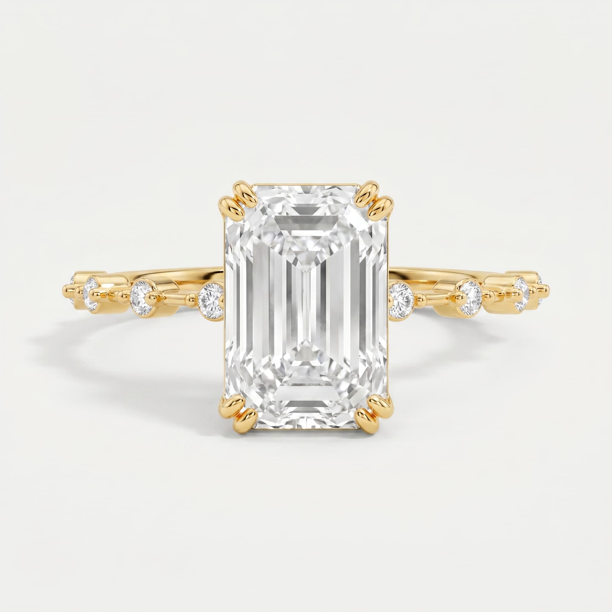 Interlude — Emerald Cut Diamond Ring