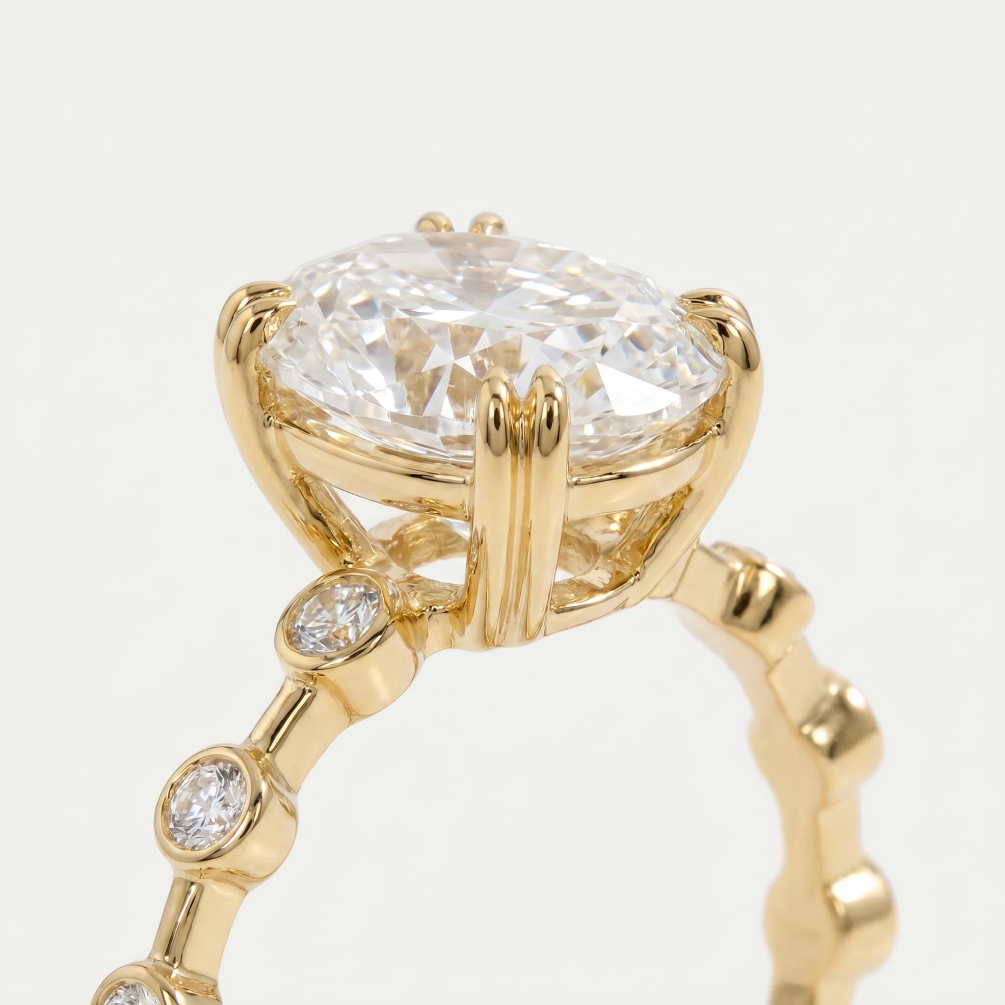 Written in the Stars — Oval Diamond Ring thumbnail 3