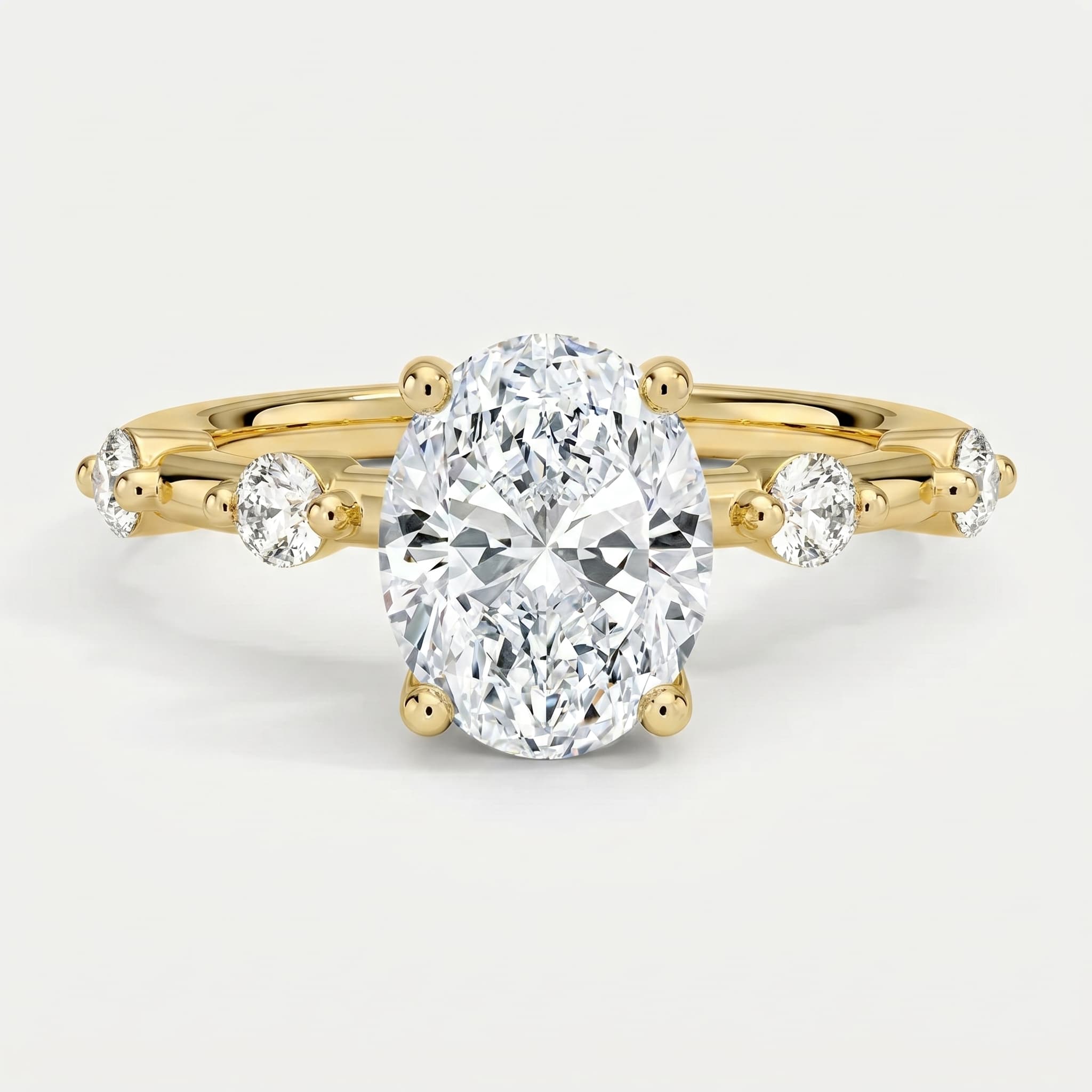 Eternal Embrace — Oval Diamond Engagement Ring