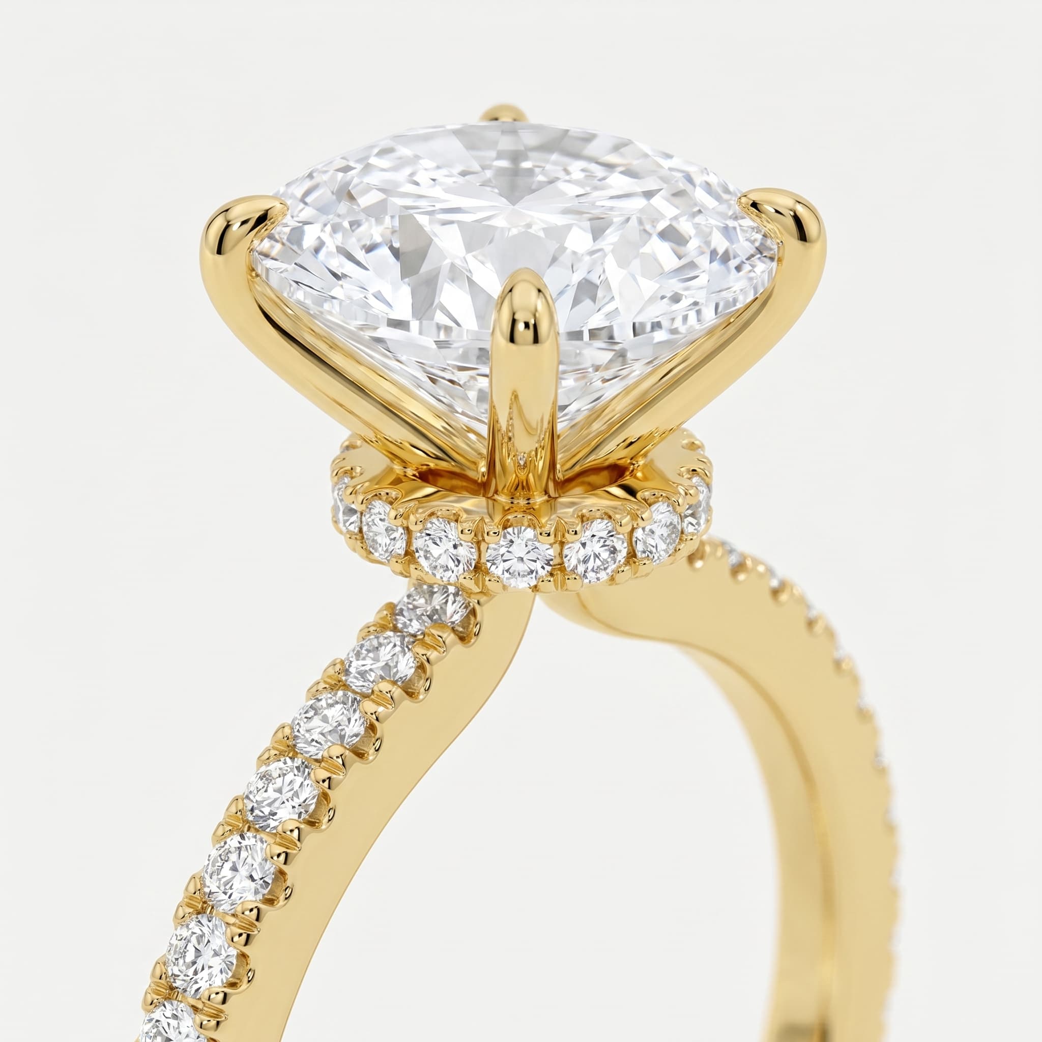 Demi Three-Quarter Coverage Diamond Ring thumbnail 3