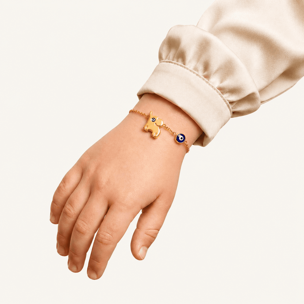 Wandering Luck — Elephant & Evil Eye Charm Bracelet 2