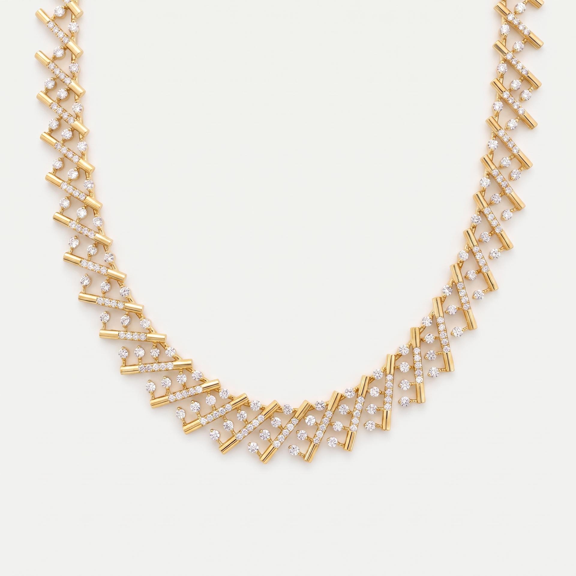 Diamond Cascade Necklace