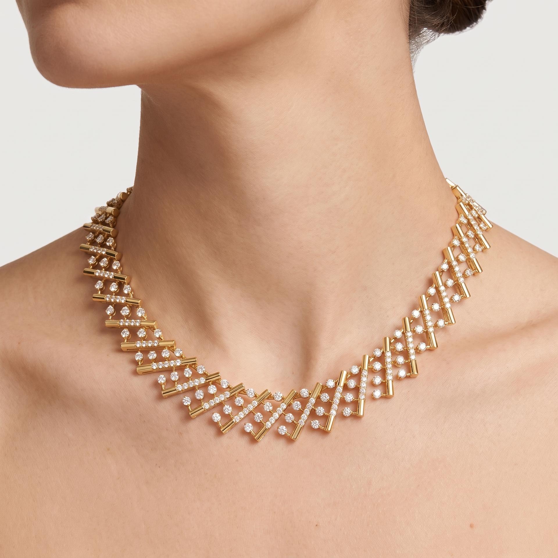 Diamond Cascade Necklace 3
